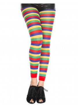 Legging fantaisie coloré bandes horizontales - MH35008RAI