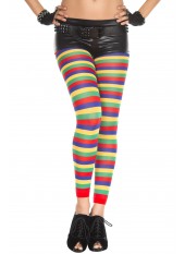 Legging fantaisie coloré bandes horizontales - MH35008RAI