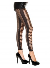 Leggings noir sexy lanières - MH35002BLK