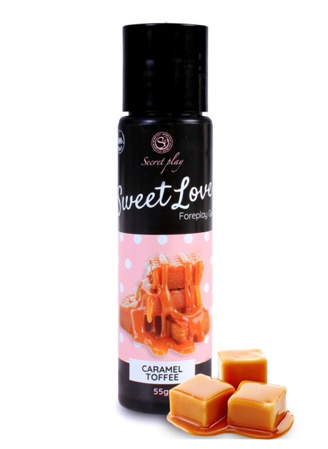 2 en 1 Gel de massage et lubrifiant caramel 100% comestible - SP6751