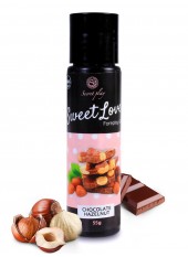 2 en 1 Gel de massage et lubrifiant chocolat noisette 100% comestible - SP6737