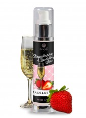 Huile de massage fraise vin pétillant 50 ml - SP6837