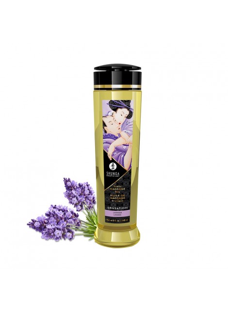 Huile de massage Sensation lavande aphrodisiaque 240ml - CC1206