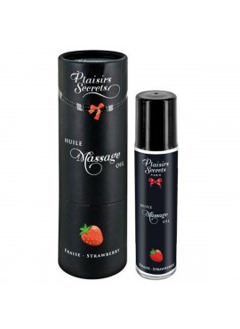 Huile de massage comestible fraise 59ml - CC826007