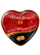 Mini bougie de massage caramel boîte coeur 35ml - CC826068