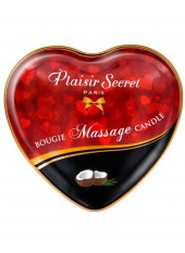 Mini bougie de massage noix de coco boîte coeur 35ml - CC826065