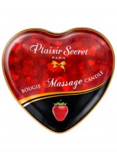 Mini bougie de massage fraise boîte coeur 35ml - CC826064