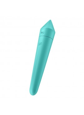 Vibromasseur connecté turquoise USB Ultra Power Bullet 8 Satisfyer - CC597744