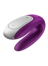 Sextoy de couple vibrant USB connecté Double Fun violet - CC5972560201