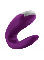 Sextoy de couple vibrant USB connecté Double Fun violet - CC5972560201