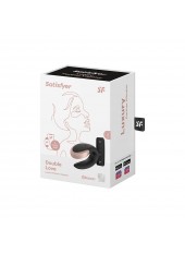 Vibromasseur connecté pour couple avec télécommande Double Love noir Satisfyer - CC597722