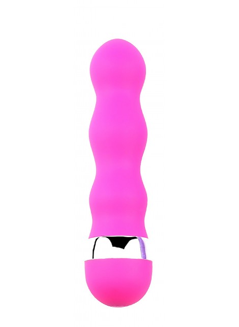 Mini Vibromasseur ondulé 11 cm - BOZ025PNK