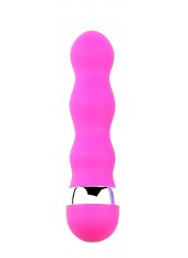 Mini Vibromasseur ondulé 11 cm - BOZ025PNK