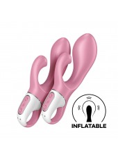 Vibromasseur Rabbit gonflant rose Air Pump Bunny 2 USB Satisfyer - CC597820