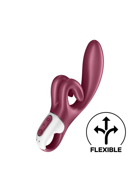 Vibromasseur rabbit point G rouge double stimulation clitoridienne Touch Me Satisfyer - CC597811SA