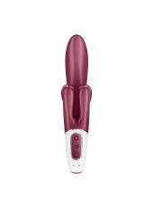 Vibromasseur rabbit point G rouge double stimulation clitoridienne Touch Me Satisfyer - CC597811SA