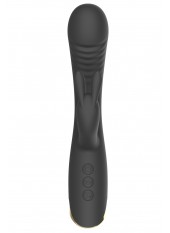 Vibromasseur triple stimulation très puissant noir USB - WS-NV062BLK