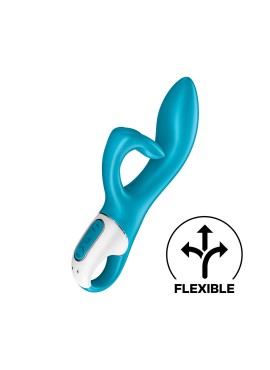 Vibromasseur rabbit bleu USB Embrace Me Satisfyer - CC597792