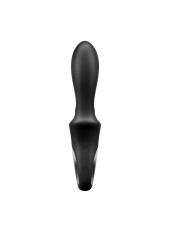 Vibromasseur rabbit noir USB, chauffant et connecté Heat Climax Satisfyer - CC597791