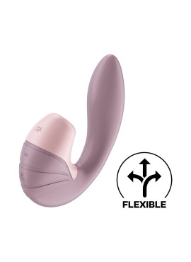 2 en 1 Vibromasseur point G avec stimulateur clitoris USB rose Supernova Satisfyer - CC597780