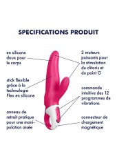 Rabbit en silicone waterproof Mr Rabbit Satisfyer - CC597175