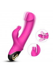 Vibromasseur Rabbit rose 9 modes de vibrations puissantes - USK-V10PNK