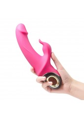 Vibromasseur Rabbit rose 9 modes de vibrations puissantes - USK-V10PNK