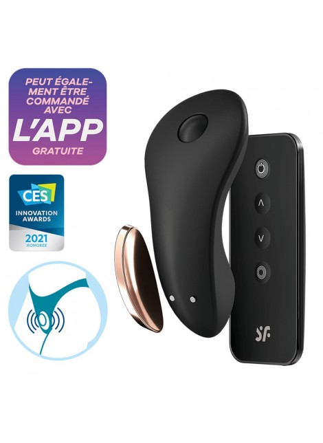 Stimulateur clitoridien connecté USB avec télécommande Little Secret Satisfyer - CC597253