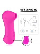 Stimulateur clitoridien par une vibration par membrane USB Fushia - CR-VO005FUS