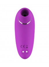 Vibromasseur clitoridien par embout de vibrations sur membrane violet USB - WS-NV053PUR