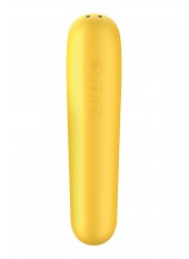 Vibromasseur et stimulateur clitoridien jaune Dual Love Satisfyer - CC5972570104