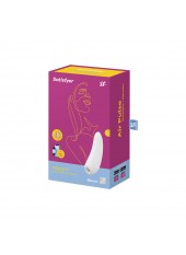 Stimulateur clitoridien connecté blanc Curvy 1 Satisfyer - CC5972390020