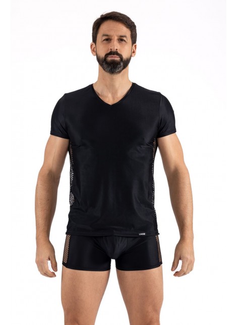 T-Shirt noir Daring - LM2404-81BLK
