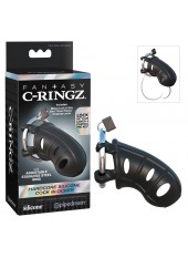 Cage de chasteté en silicone pour pénis C-Ringz - R542539